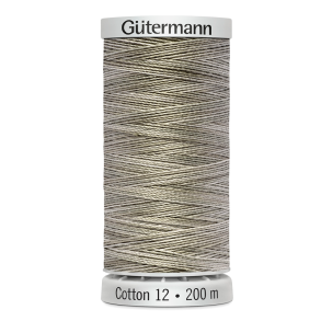 G�termann - Quiltetr�d - Sulky Cotton 12 - 200 m - Multifarvet Gr� 4027