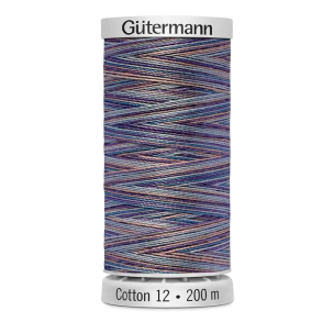 G�termann - Quiltetr�d - Sulky Cotton 12 - 200 m - Multifarvet 4031