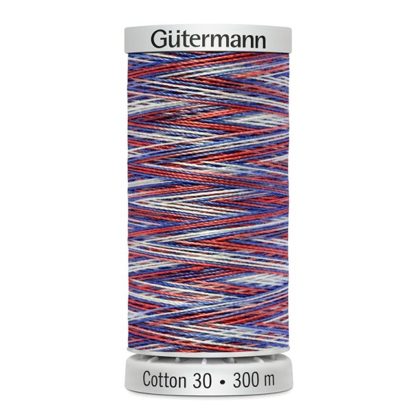 Gtermann - Quiltetrd - Sulky Cotton 30 - 300 m - Multifarvet 4105