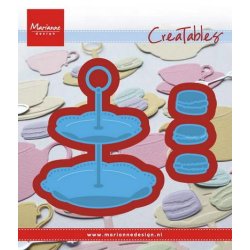 Marianne Design - Die - Tiered Tray & Macarons / Bakke & Macarons