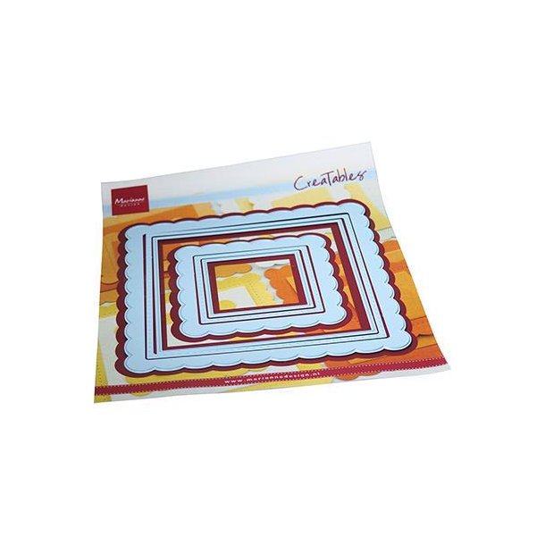 Marianne Design - Die - Scalloped Squares / Firkanter - LR0767