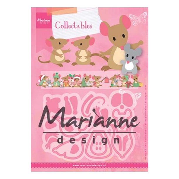 Marianne Design - Die - Eline's Mice Family / Muse Familie - COL1437