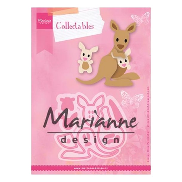 Marianne Design - Die - Eline's Kangaroo & Baby /Kænguru & Unge