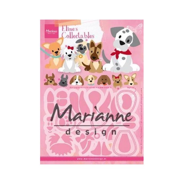Marianne Design - Die - Eline's Puppy - Collectables - Hundehvalpe - COL1464