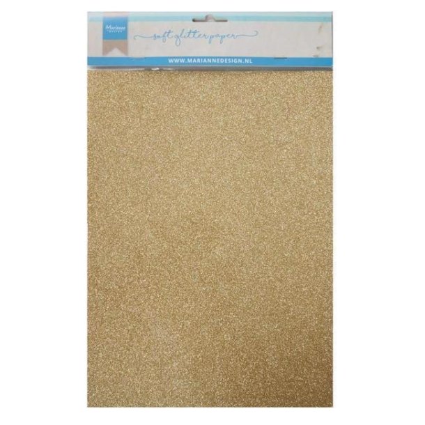 Marianne Design - Soft Glitter Paper - Gold - CA3143