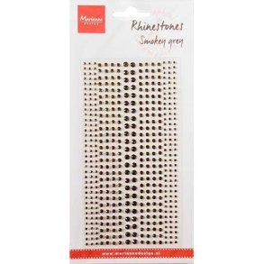Marianne Design - Selvklbende Rhinsten - 496 Stk. - Smokey Grey - CA3162
