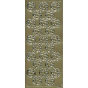 Fodbolde - Stickers guld