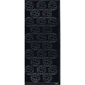 Fodbolde - Stickers sort