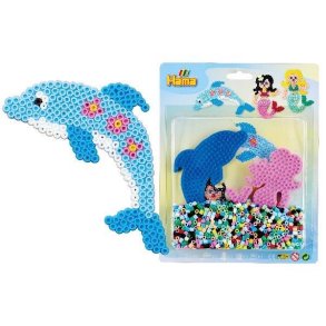 Hama Midi - ske - Delfin og Havfrue