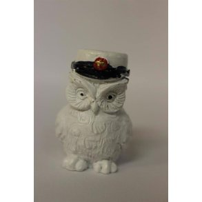 Ugle m Studenterhue - bl�