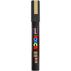 Posca Marker PC 5M Gold, 2,5 mm spids