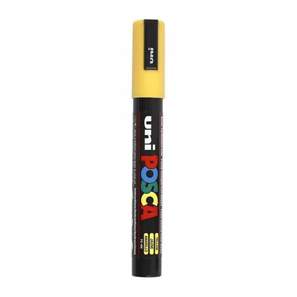 Posca Marker PC 5M Yellow, 2,5 mm spids