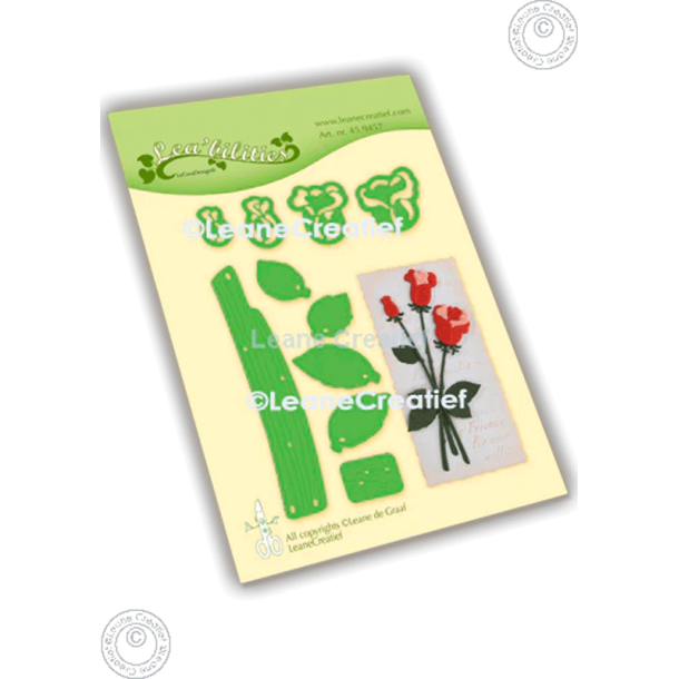 Leane Creatief - Die - Roses / Roser