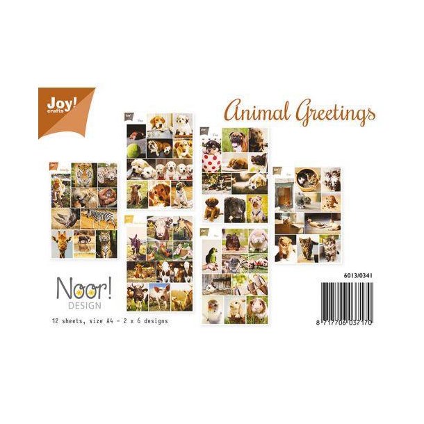 Joy Crafts - klippeark - Animal Greetings