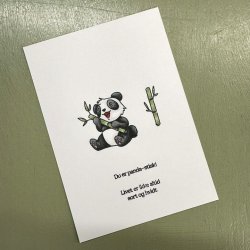 Gavlhusets Design - Stempel - Panda