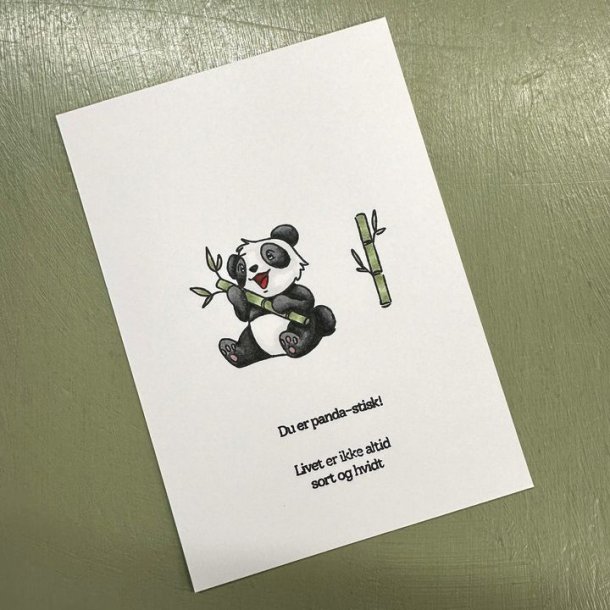 Gavlhusets Design - Stempel - Panda
