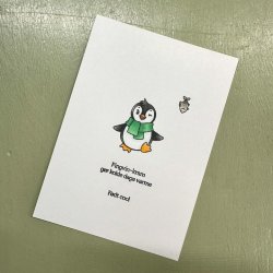 Gavlhusets Design - Stempel - Pingvin