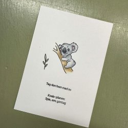 Gavlhusets Design - Stempel - Koala