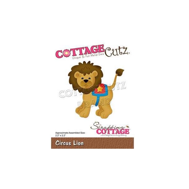 Cottage Cutz - Die - Circus Lion / Cirkus Lve - CC-855