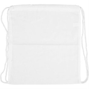 Mulepose/Skopose, str. 37 x 41 cm, hvid, 1 stk. - 498800
