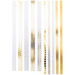 Paper Poetry - Stjernestrimler - Guld - 40stk