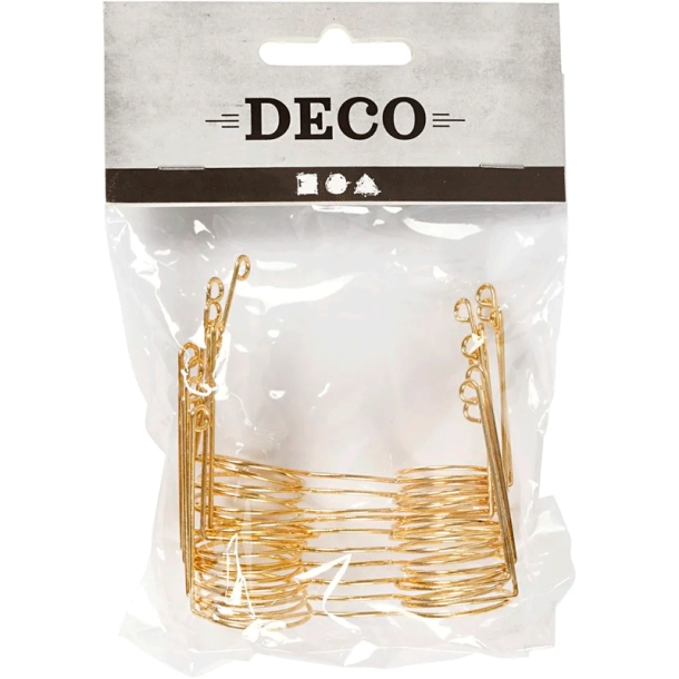 Briller - 60mm - 10stk - guld