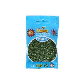 Hamaperler - Mini - 2000 stk - Skovgr�n