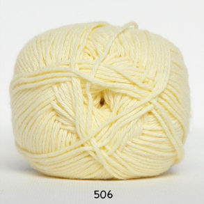 Hjertegarn - Bomuldsgarn 8/4 - Sart gul