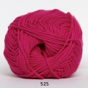 Hjertegarn - Bomuldsgarn 8/4 - Ceriserd