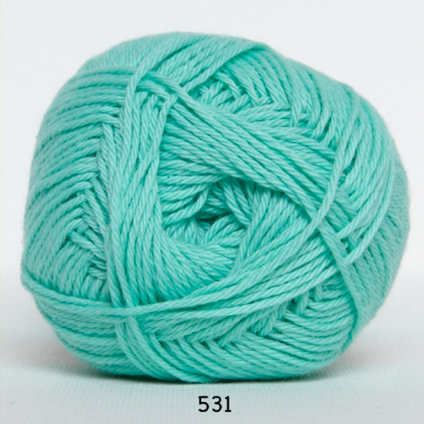 Hjertegarn - Bomuldsgarn 8/4 - Lys mint