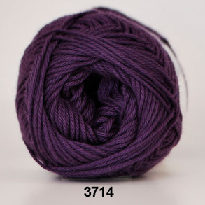 Hjertegarn - Bomuldsgarn 8/4 - Mrk lilla