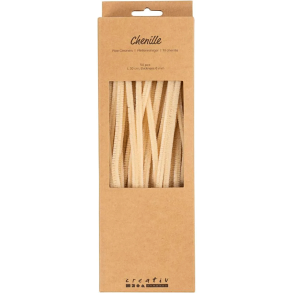 Chenille - 30 cm - Beige - 50 stk