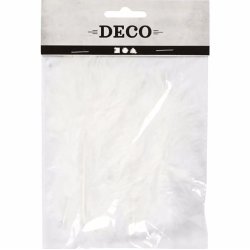 Dun / Fjer - Hvid - 15 stk