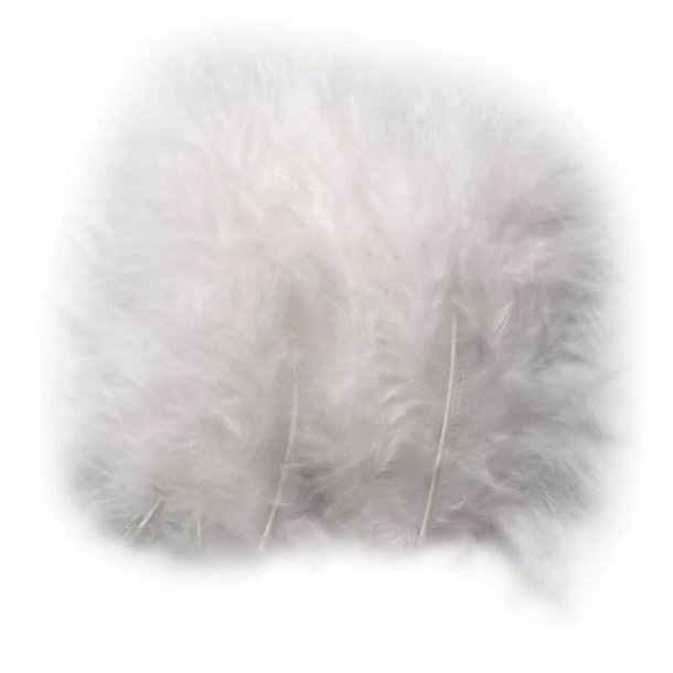 Dun / Fjer - Hvid - 15 stk