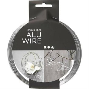 Creotime - Aluwire - Bonzaitrd - Rund - 1 mm - Slv