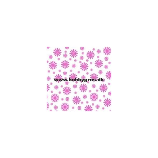 Karton med blomster - Pink