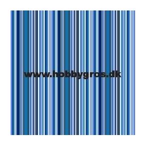 Karton med candystriber 14x28 cm bl�