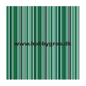 Karton med candystriber, 14x28 cm, gr�n