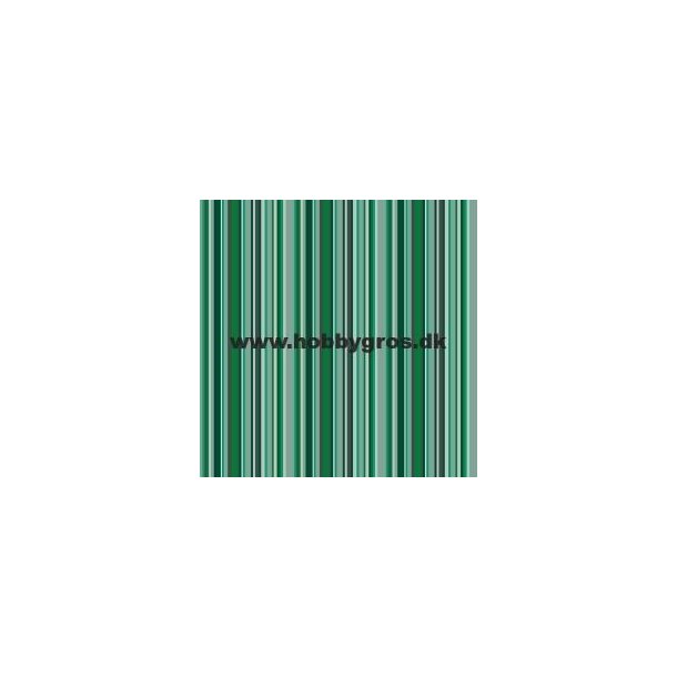 Karton med candystriber, 14x28 cm, grn