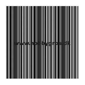 Karton med candystriber, 14x28 cm, sort