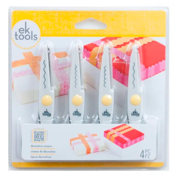 EK tools - Dekorative sakse - 4 stk