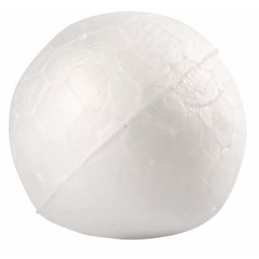 Kugle - Hvid - 1,5 cm - 20 stk