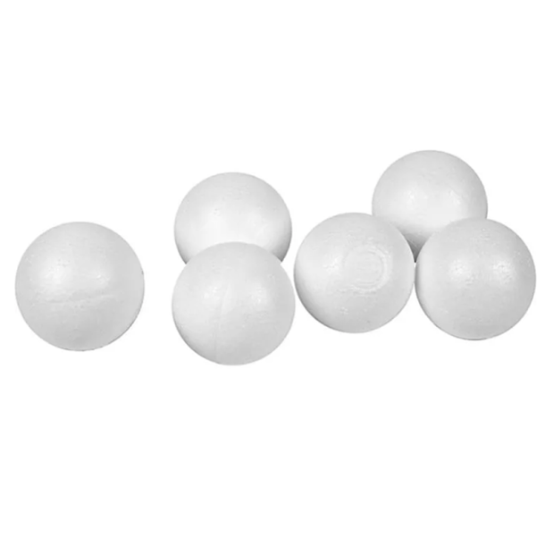 Styropor Kugler - 5 cm - 6 stk
