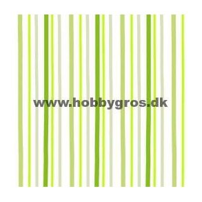 Karton med tonede striber, 14x28 cm, lime