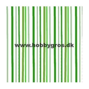 Karton med tonede striber, 14x28 cm, gr�n