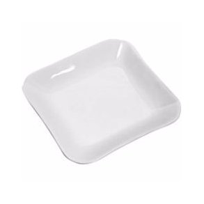 Porcelnsfad/tallerken - 12,7x12,7 cm