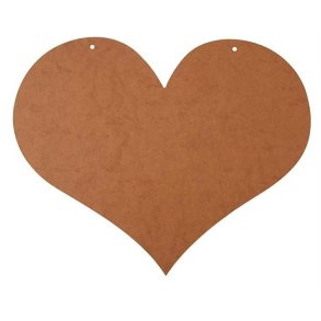 Hjerte til resport - str. 50x40 cm - 56745