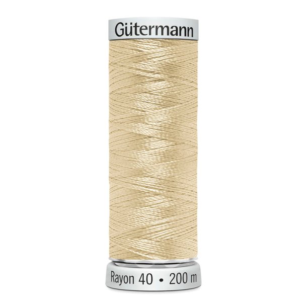 Gtermann - Maskinbroderitrd - Sulky Rayon - Viskose - 200 m - Lys Guld 1061