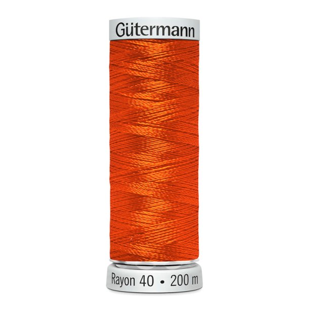 Gtermann - Maskinbroderitrd - Sulky Rayon - Viskose - 200 m - Orange 1078