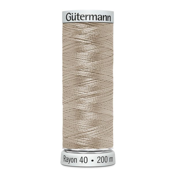 Gtermann - Maskinbroderitrd - Sulky Rayon - Viskose - 200 m - Lys Sand 1127